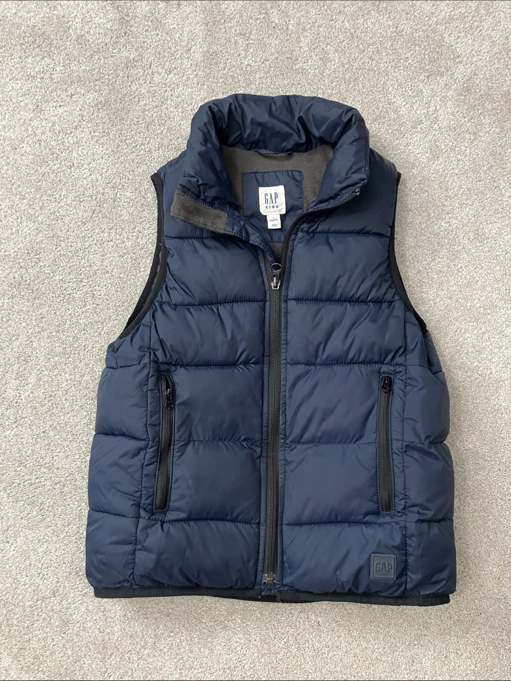 GAP Kids Navy Quilted Puffer Vest